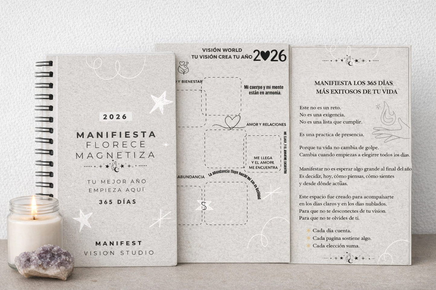 MANIFIESTA, FLORECE Y MAGNETIZA